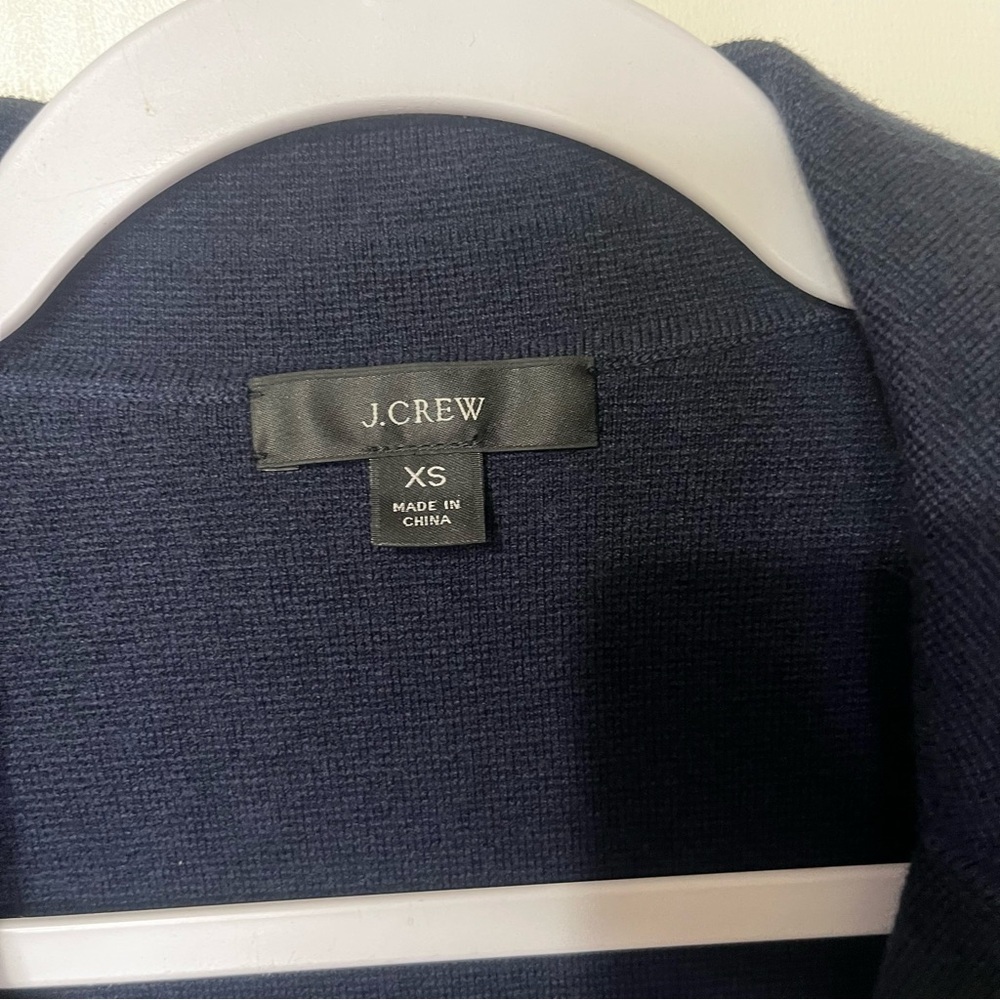 J. Crew Striped Blazer in Navy and White XS - Picture 4 of 13